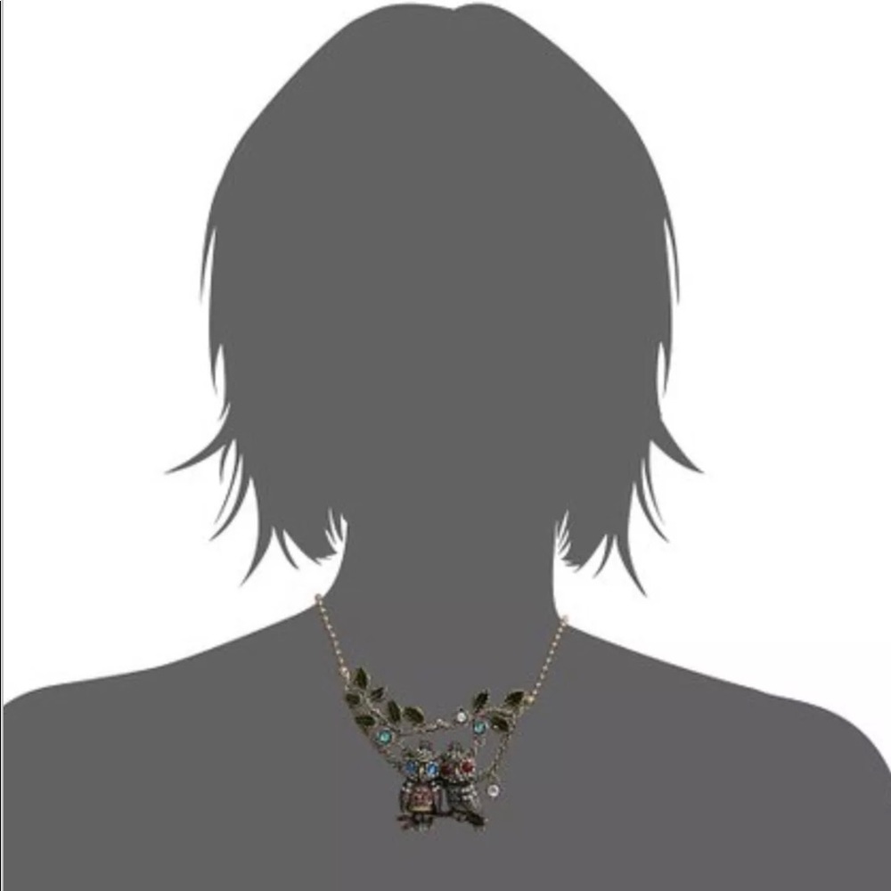 🛍️SOLD🛍️ NWT Betsey Johnson Woodland Statement Necklace - Picture 3 of 8
